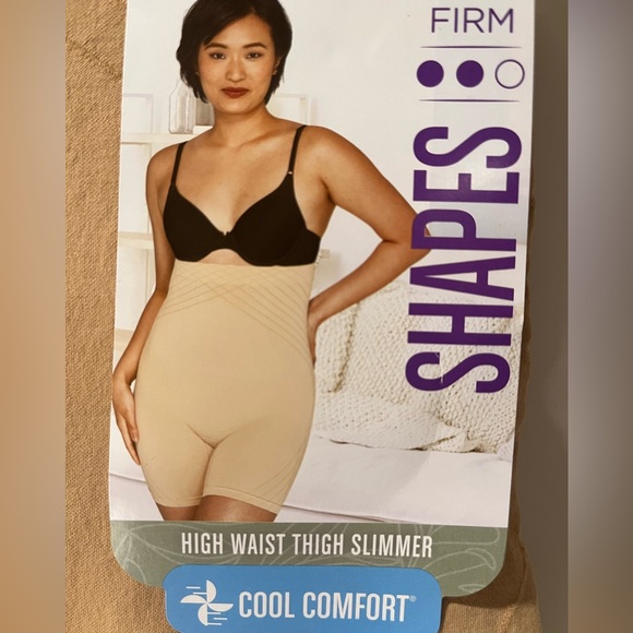 Maidenform Seamless Stretch Cool Comfort Body Shaping HighWaist Thigh Slimmer - Picture 2 of 11